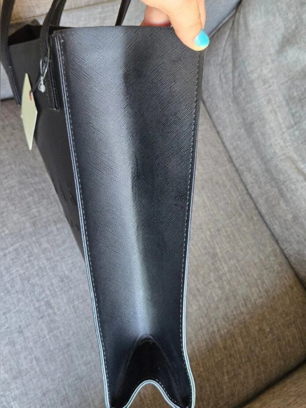 TED BAKER LONDON "The Icon" Black Tote Bag NWT - Picture 10 of 11